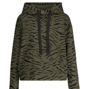 Velvet Roseanne Printed Cotton Hoodie